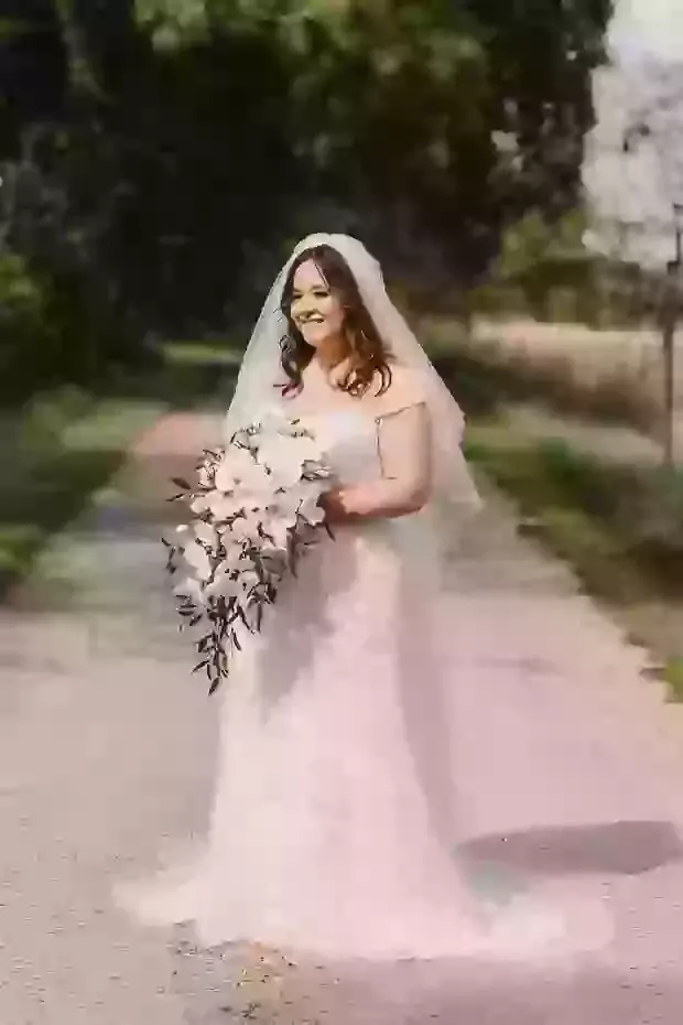 Beautiful brides on their wedding day